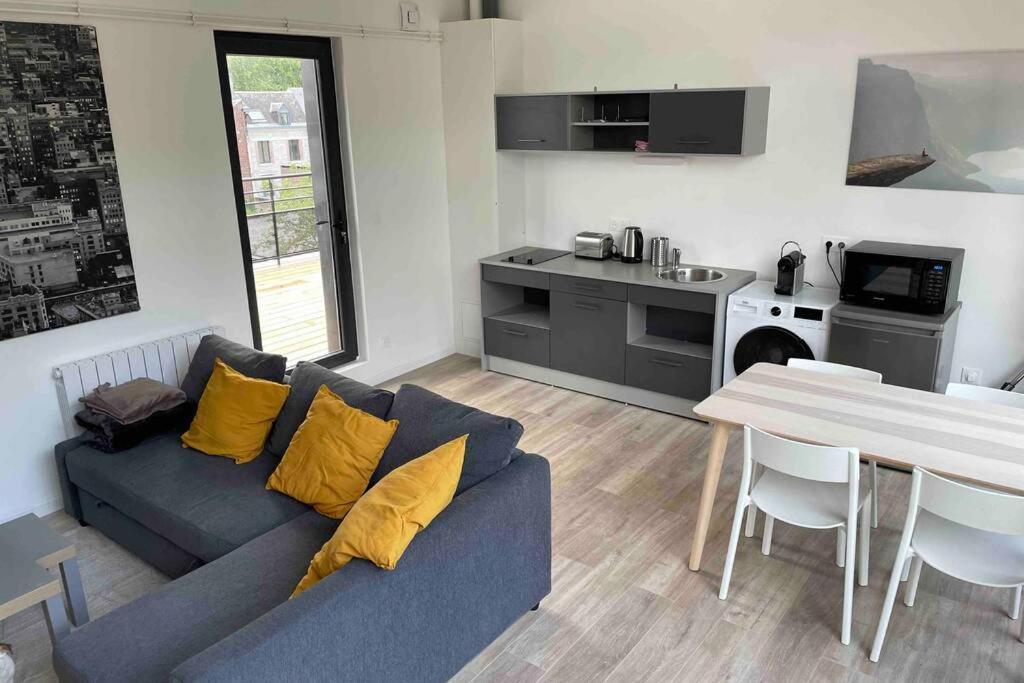 Rouen Verdun Superbe Appartement Proche Du Chu Esterno foto